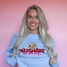 Load image into Gallery viewer, Milkshake the Pug Embroidered Sweater Milkshake the Pug