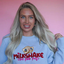 Load image into Gallery viewer, Milkshake the Pug Embroidered Sweater Milkshake the Pug