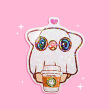 Load image into Gallery viewer, Starboos Ghost Halloween Holographic Sticker Accessories Milkshake the Pug
