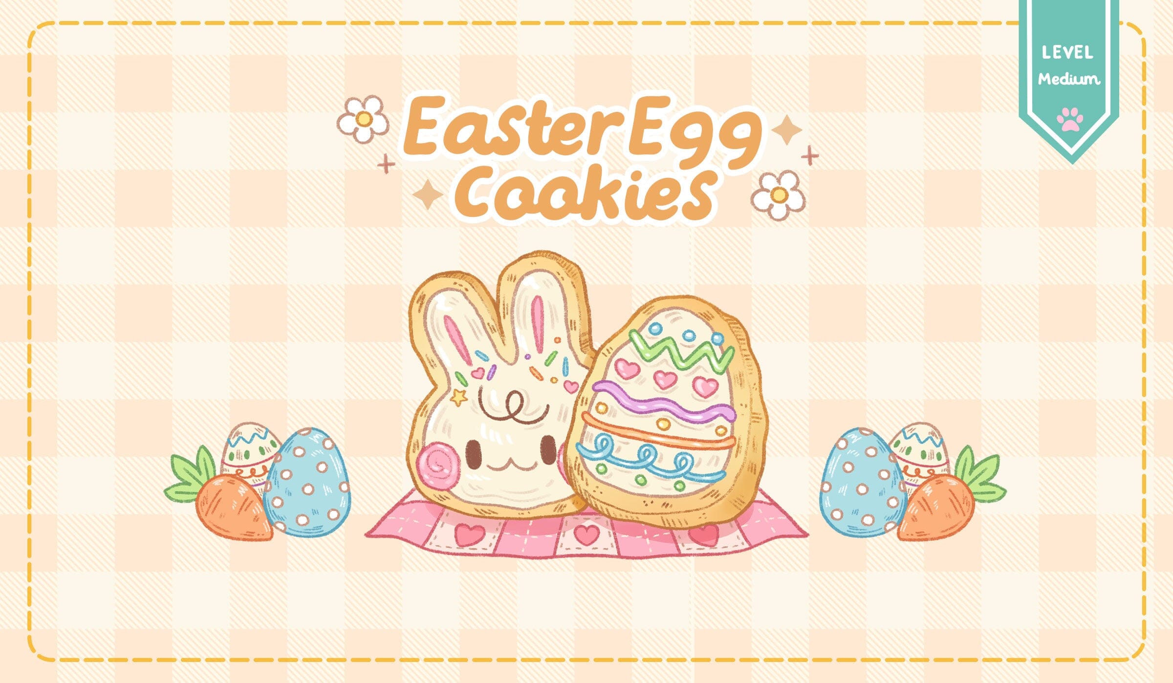 Dog Friendly Easter Egg Cookies