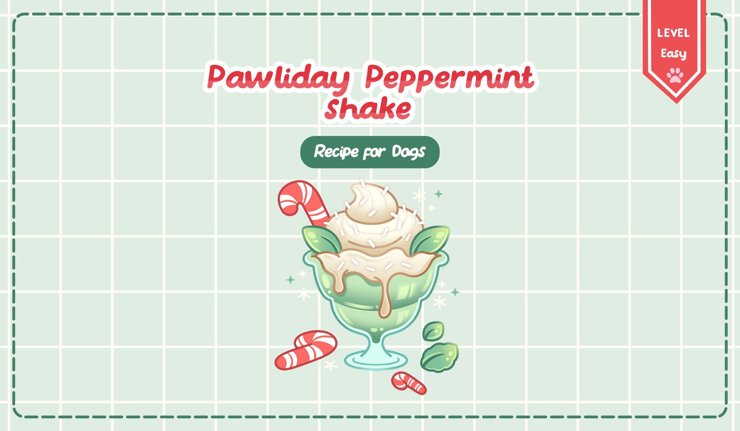 How to Make a Pawliday Peppermint Shake