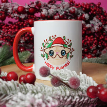 Load image into Gallery viewer, Happy Pugmas Mug Mug Milkshake the Pug
