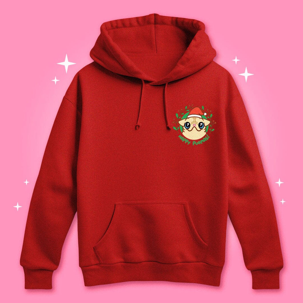 Milkshake Happy Pugmas Hoodie Sweatshirts Milkshake the Pug