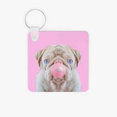 Milkshake Bubblegum Key Ring Accessories Printify