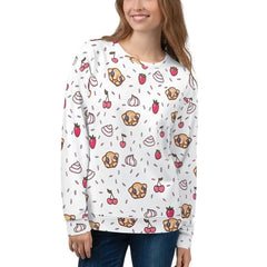 Milkshake Crew Neck Sweatshirt Sweatshirts Milkshake the Pug