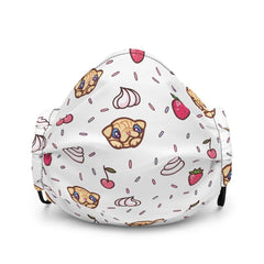 Milkshake the Pug Print Mask Mask Milkshake the Pug
